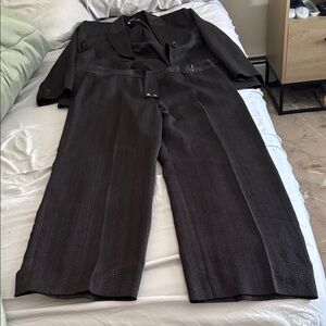 Woman’s Black Suit Pants and jacket
